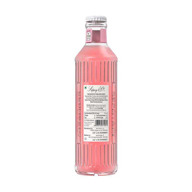 Sepoy & Co. Pink Grapefruit Soda