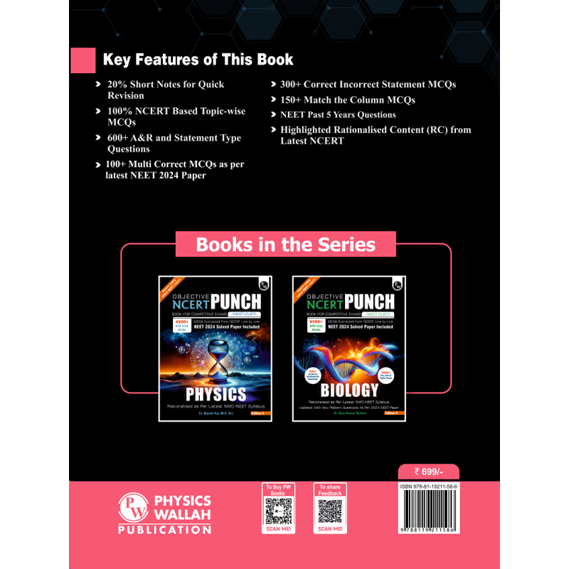 NCERT Punch Chemistry For NEET 2025 by Pankaj Sijairya Sir with NEET '24 Solved Paper