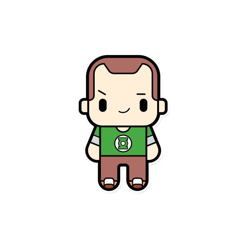 House of Festivals Chibi Sheldon - the Big Bang Theory Official Sticker