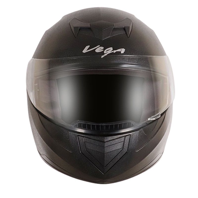 Vega Auto Edge Lightweight Full Face Helmet Black Helmet - M