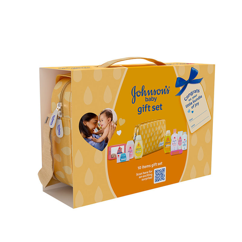 Johnson's Baby Gift Set 10 Products Care For Kids | Multicolour | 1 month - 2 years