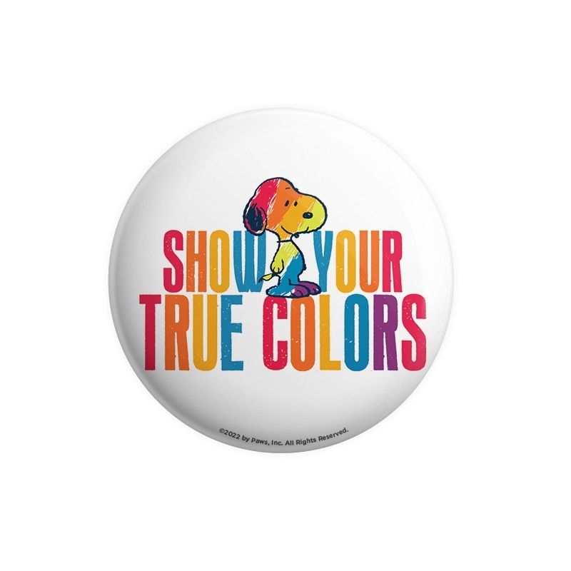 House Of Festivals Show Your True Colors - Peanuts Official Badge