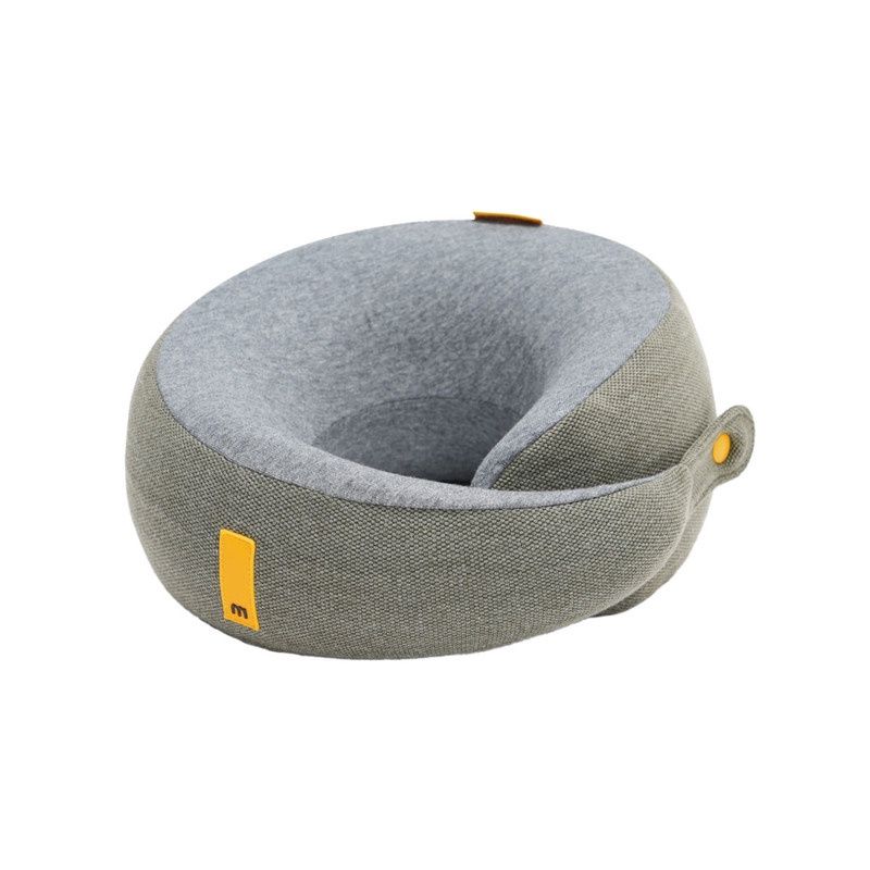 Mokobara Unisex Solid Cotton Neck Pillow | Cloud Forest - One Size