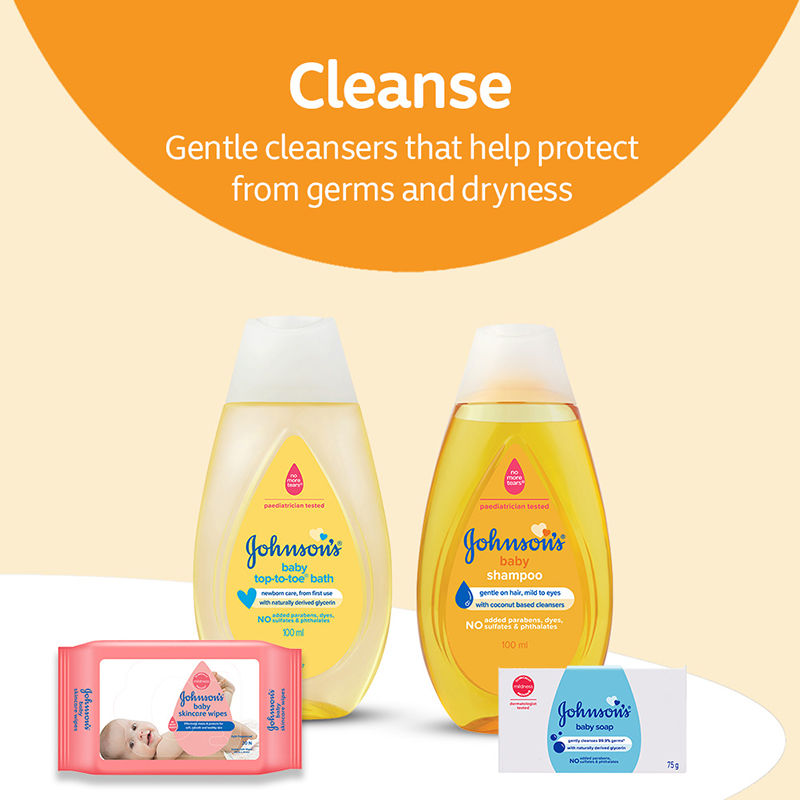 Johnson's Baby Gift Set 10 Products Care For Kids | Multicolour | 1 month - 2 years