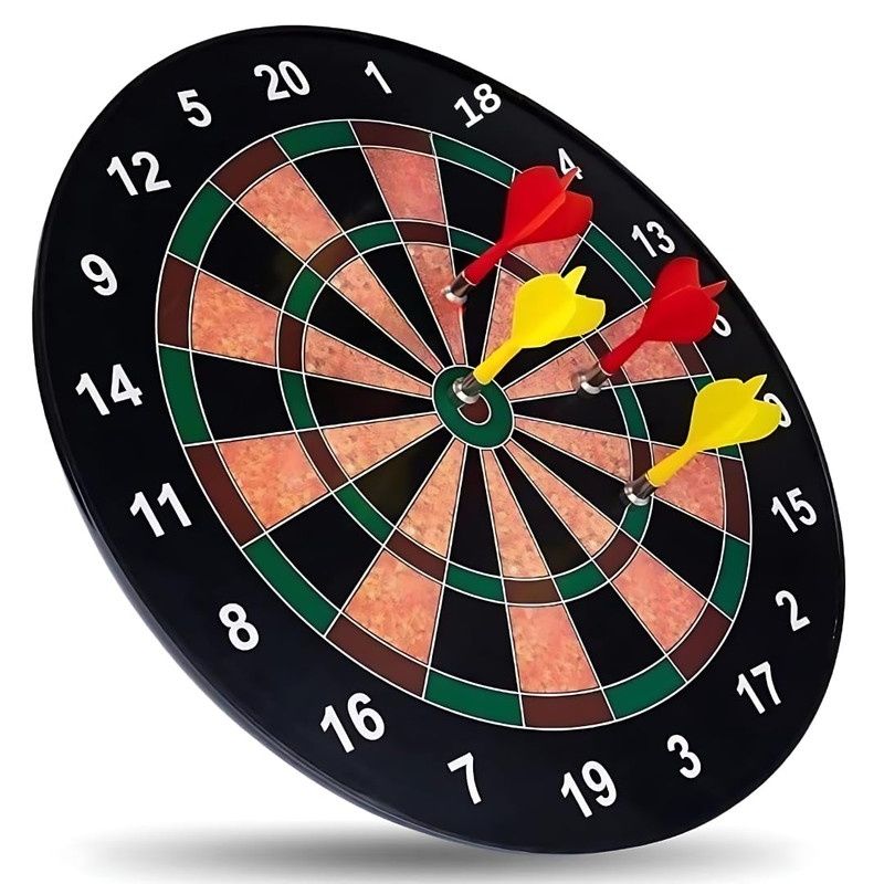 Fablue Magnetic Dart Board Game With 3 Darts -Fun Indoor And Outdoor Game Set For Kids And Adults