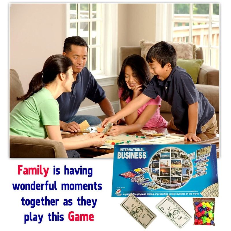 Fablue International Business Board Game - Learning and Educational Game for Kids and Adults