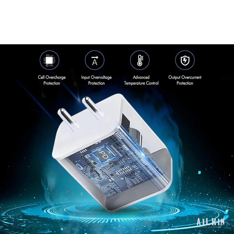 Ailkin 20W Fast iPhone PD Charger-USB-C to Lightning Cable & Power Adapter for Quick Charging iPhone iPhone 14 Plus,14 Pro,14 Pro Max,14 Mini,13,12 Max,Xs Max,XR,X,8Plus,iPad & More