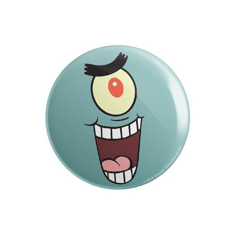 House Of Festivals Plankton- Face - Spongebob Squarepants Official Badge