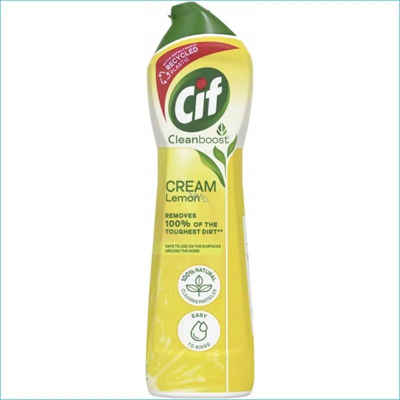 Cif Cleanboost Cream Lemon Floor CLeaner