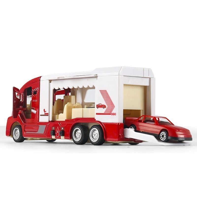 Toyshine 1:50 Scale Diecast Motorhome Truck with Lights and Music | For Kids of Age 3+ | Blue