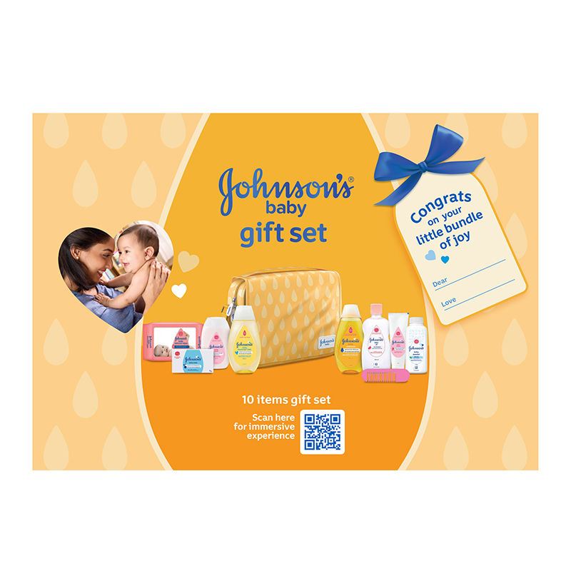 Johnson's Baby Gift Set 10 Products Care For Kids | Multicolour | 1 month - 2 years