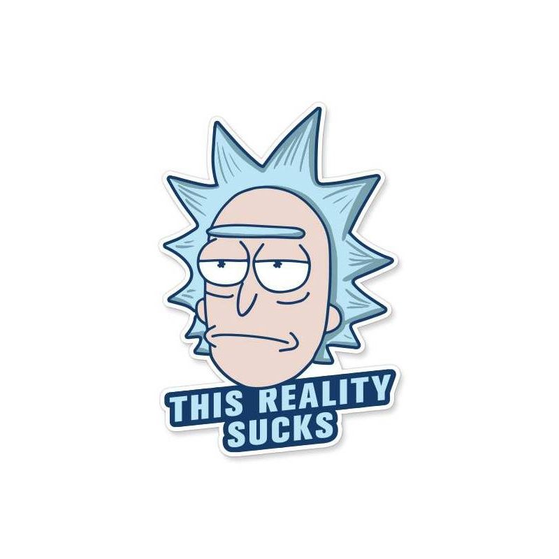 House Of Festivals This Reality Sucks - Rick And Morty Official Sticker