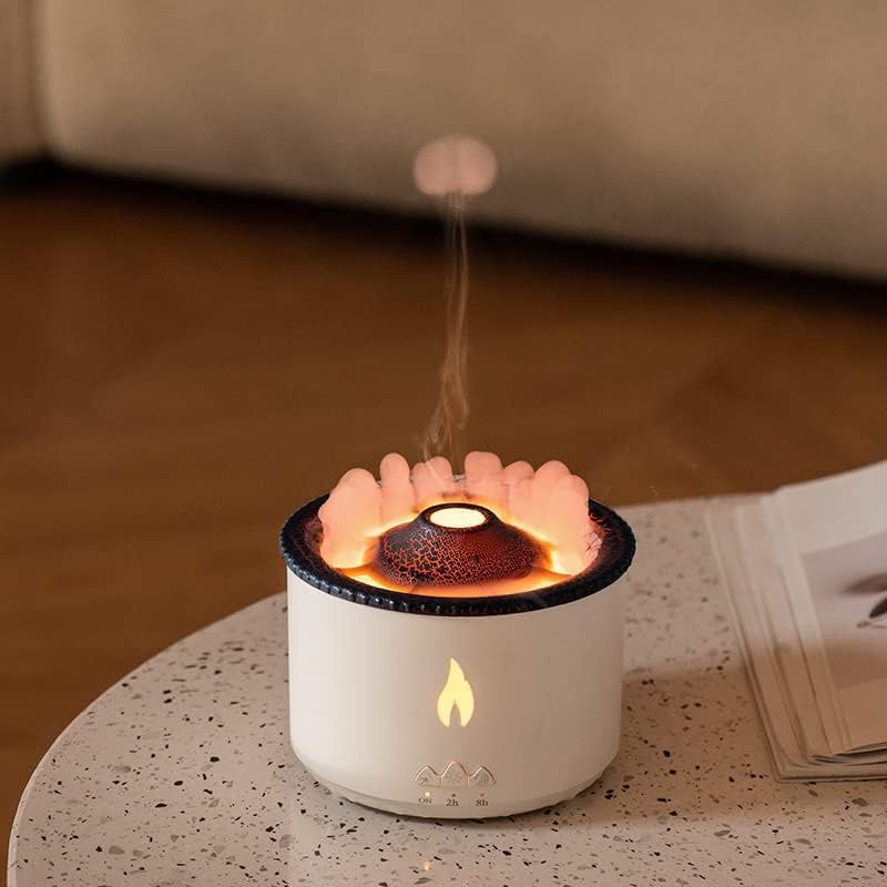 Desidiya Volcano Flame Aroma Diffuser, Portable Humidifier With Auto Shut-Off