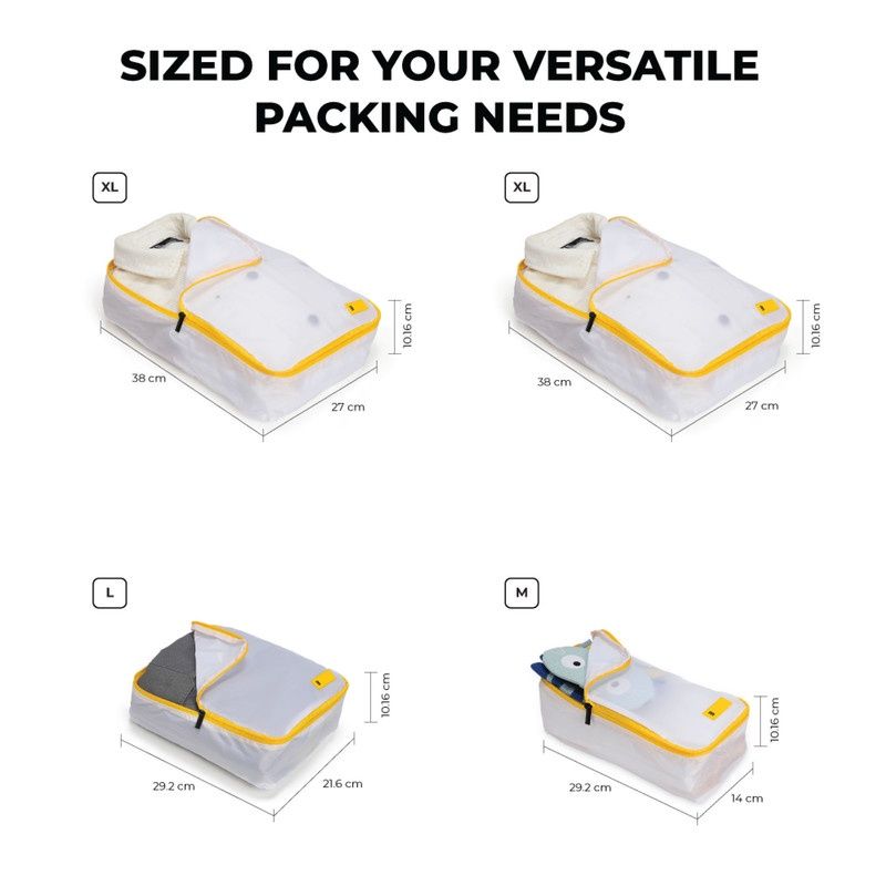 Mokobara Solid Nylon 8 L Travel Cubes | Still Loading Sunray - One Size