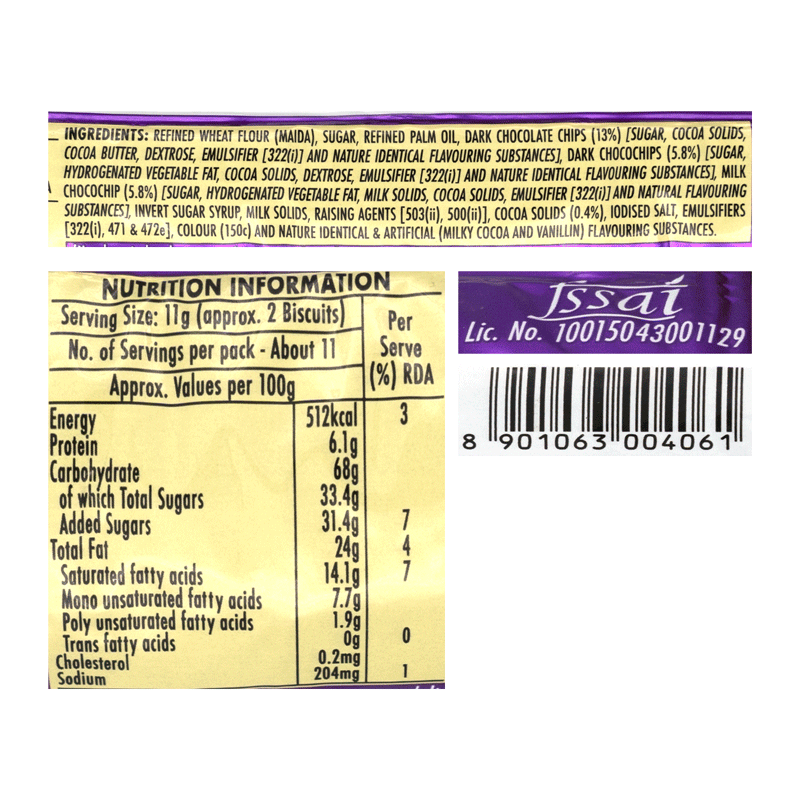 Britannia Good Day Choco Chip Chocolate Flavoured Biscuits | Trans Fat-free