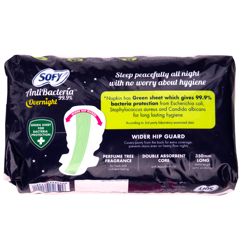 Sofy (Anti Bacteria) Overnight Sanitary Pads