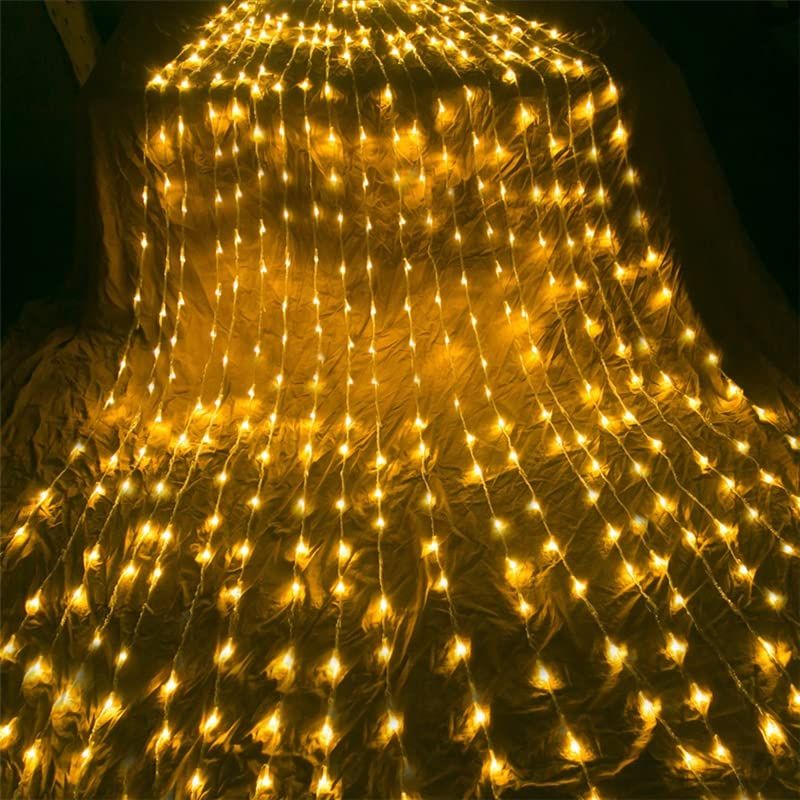 Waterfall Curtain Curved LED ‎Decorative Lights - Warm White | Low Power