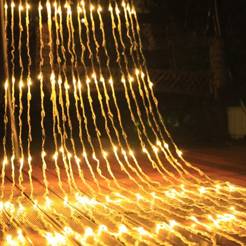 Waterfall Curtain Curved LED ‎Decorative Lights - Warm White | Low Power