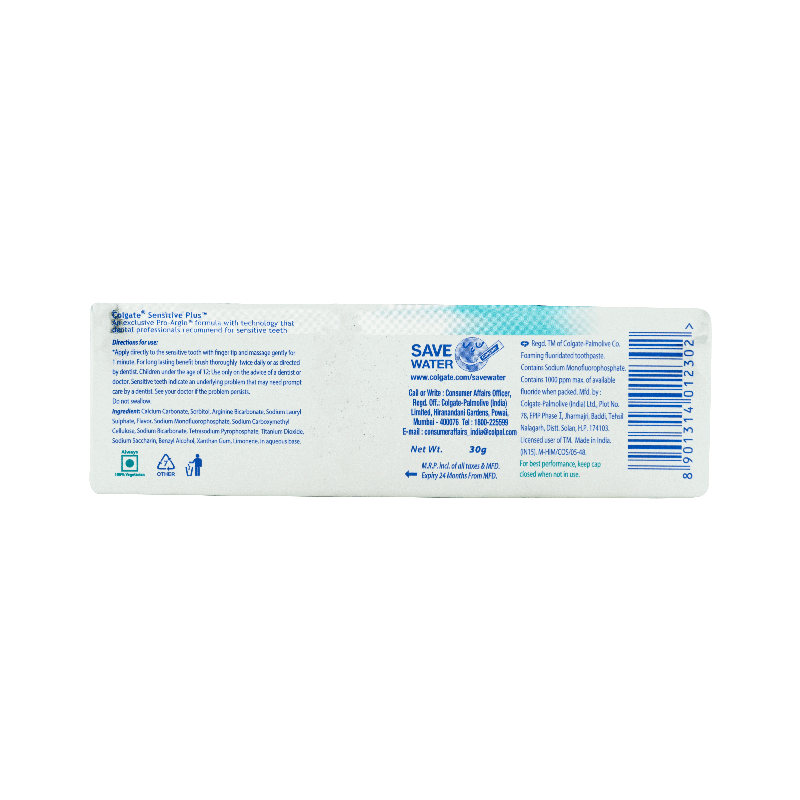 Colgate Toothpaste - Sensitive Plus