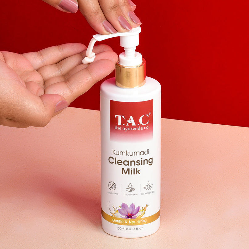 TAC Cleansing Milk for Smooth, Soft & Clear Skin, Makeup Remover Face Wash