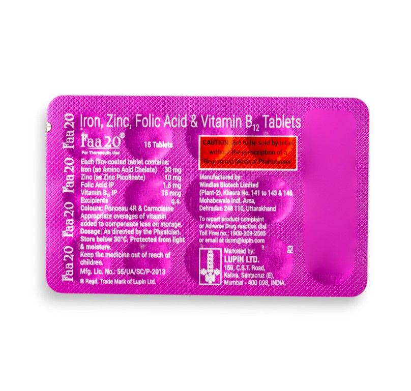 Faa 20 Tablets