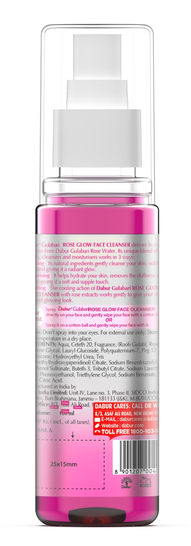 Dabur Gulabari Rose Glow Face Cleanse