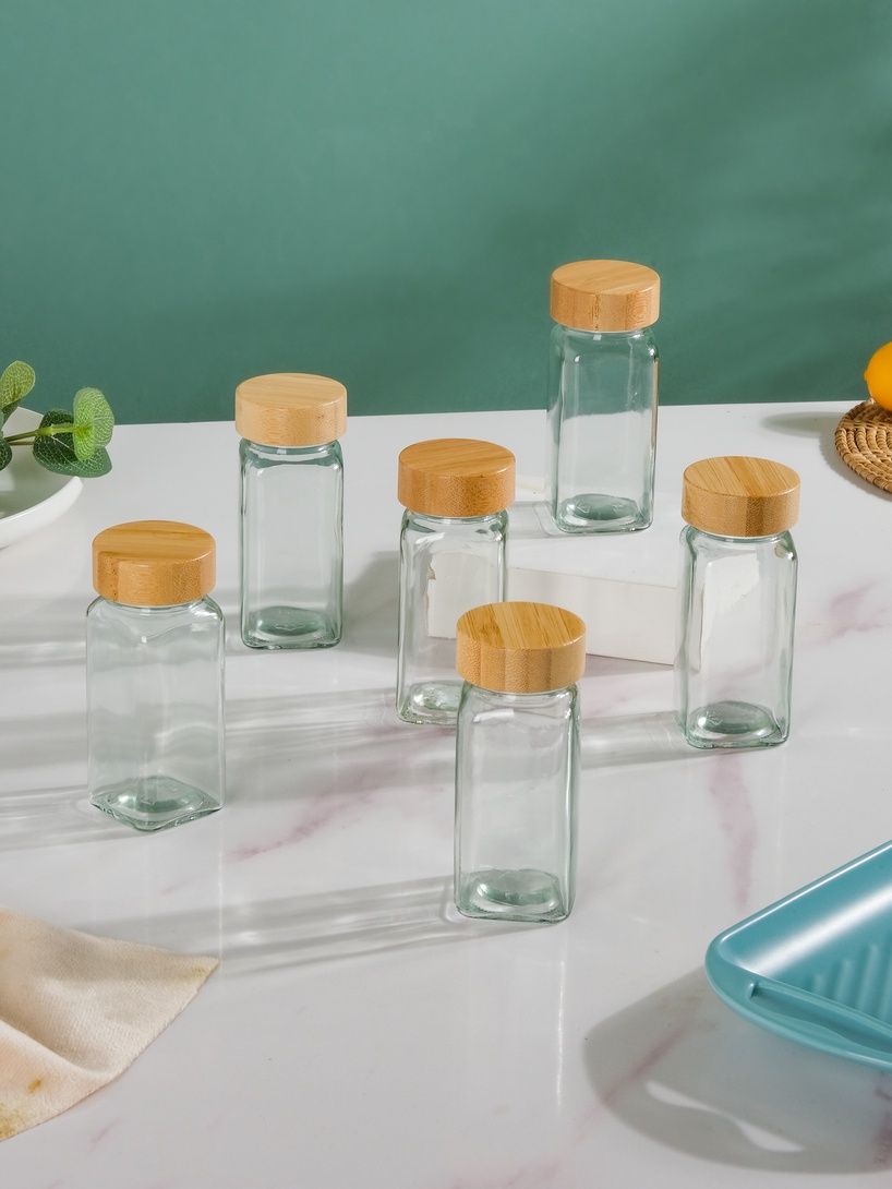 Nestasia Seasoning Jars With Lid Set Of 6 100ml