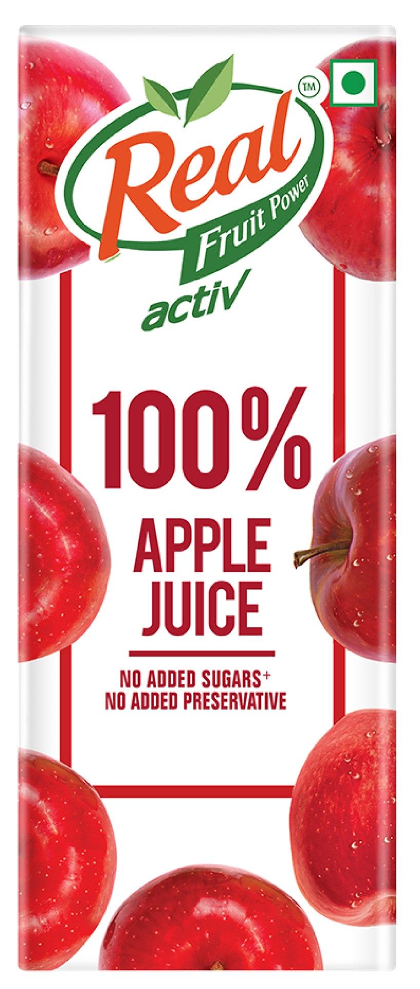 Real Activ 100% Apple Juice With No Added Sugars & Preservative