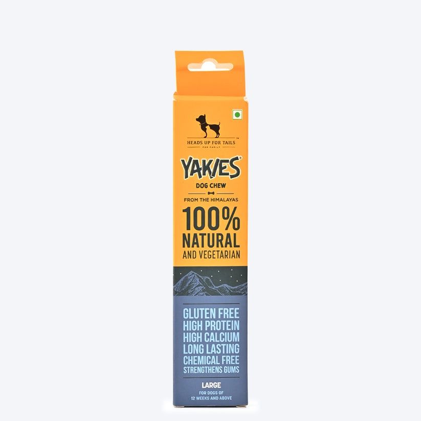 HUFT Yakies Chew Bone Dog Treat Large,12 Weeks And Above Pack