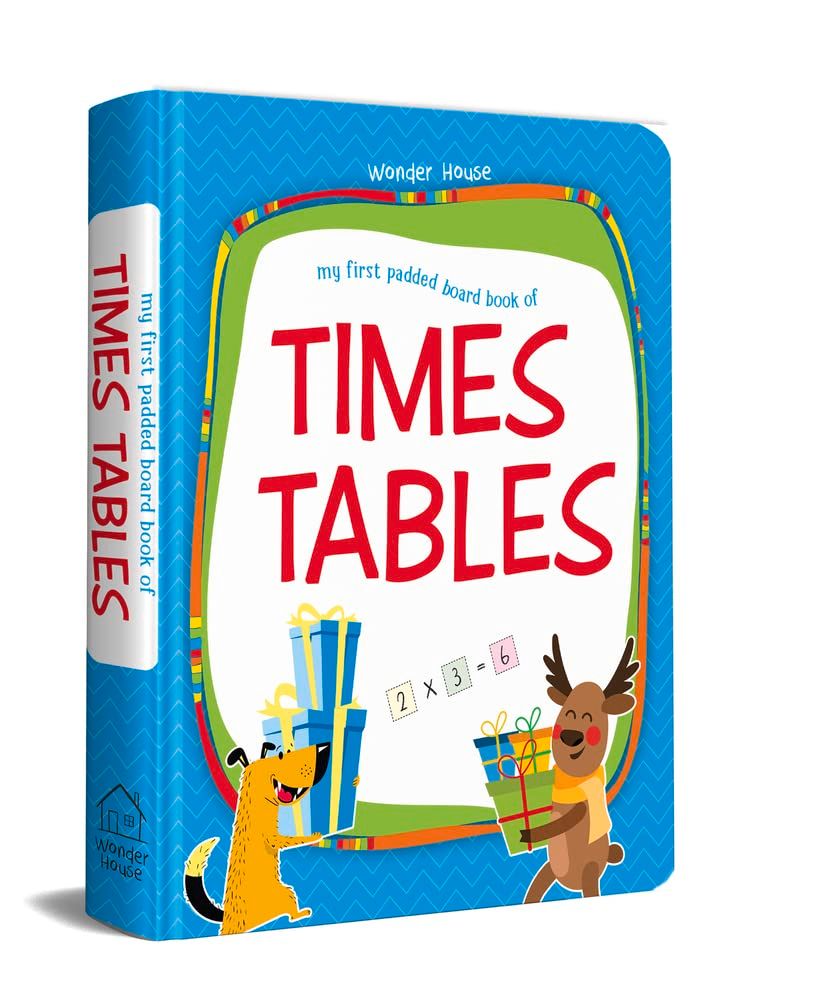 My First Padded Board Books Of Times Table Multiplication Tables From 1 - 20