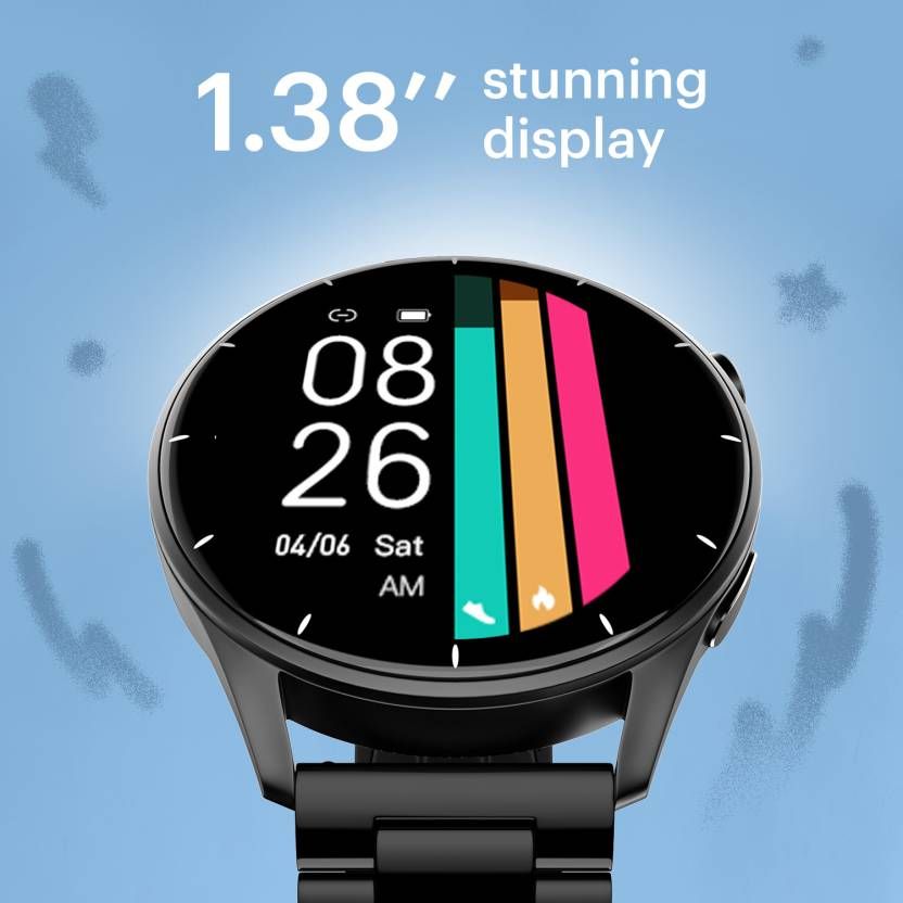 Noise Noisefit Crew Smartwatch ( 1.7" Lcd Display, Ip68 Water Resistant)(1pc) & Intuition Boost Thread Rakhi(1pc) Combo