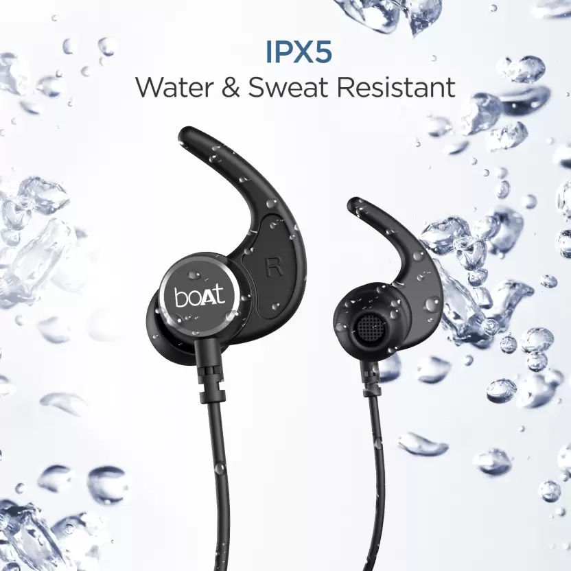boAt Rockerz 235v2 BT Neckband w/ 8H Playtime, ASAP Charge & BTv5.0 (Indi Black)