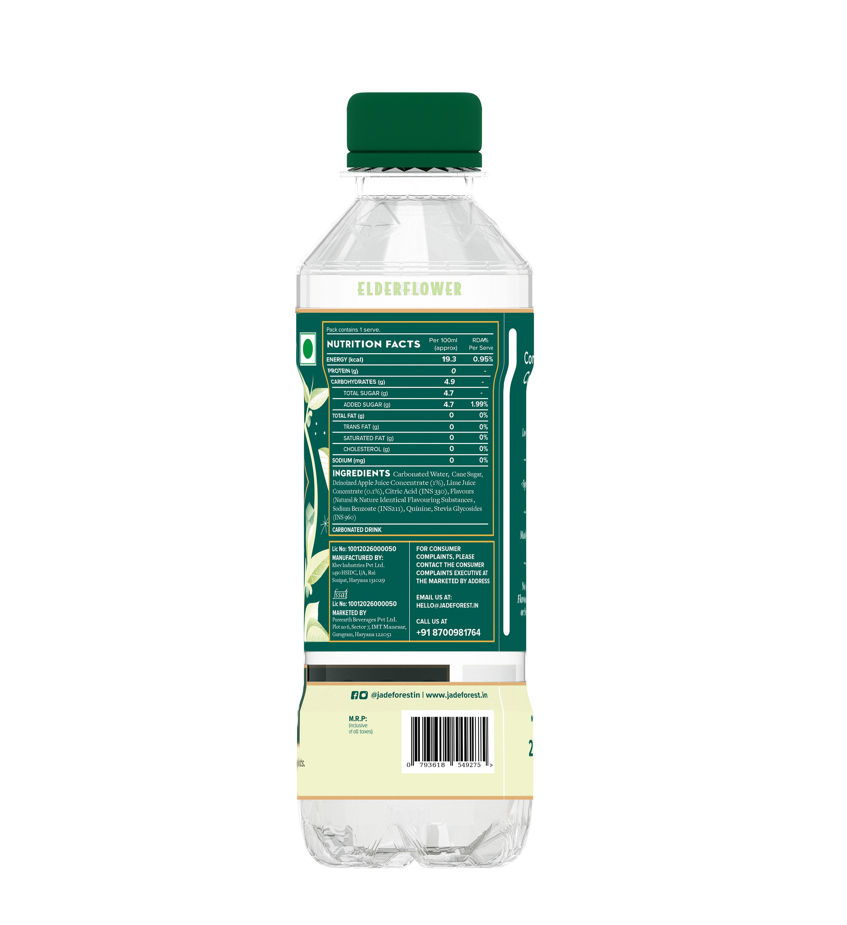 Jade Forest Wild Elderflower Tonic Water(250ml) & Jade Forest Sparkling Grapefruit Tonic Water (250ml) Combo