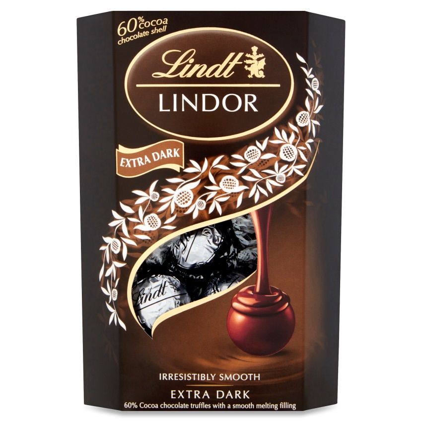 Lindt Smooth Melting Chocolate Cornet 60% Dark