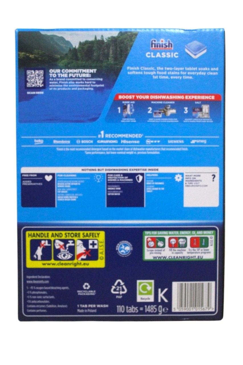 Finish Classic Two Layer Dishwasher Tablets