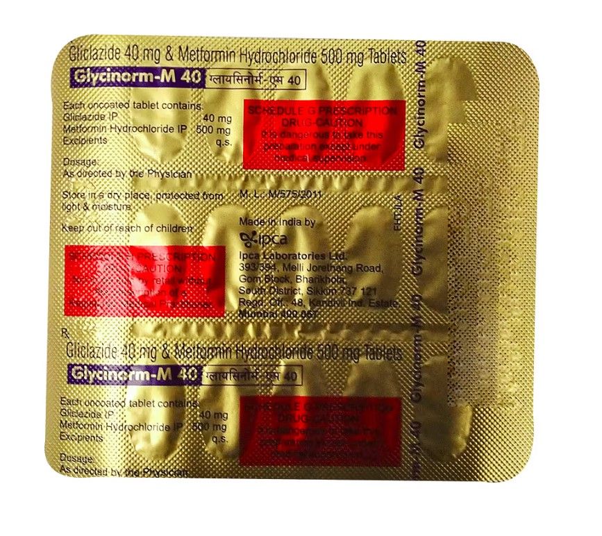 Glycinorm M 40 Tablet