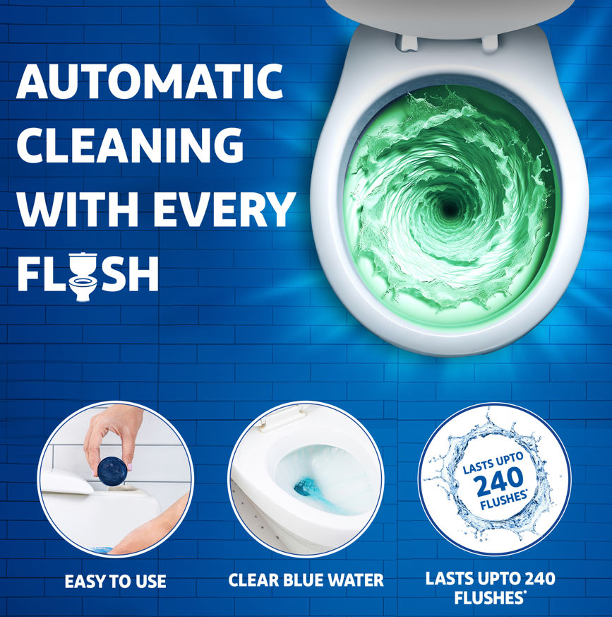 Harpic Flushmatic Citrus Toilet Cleaner Blocks