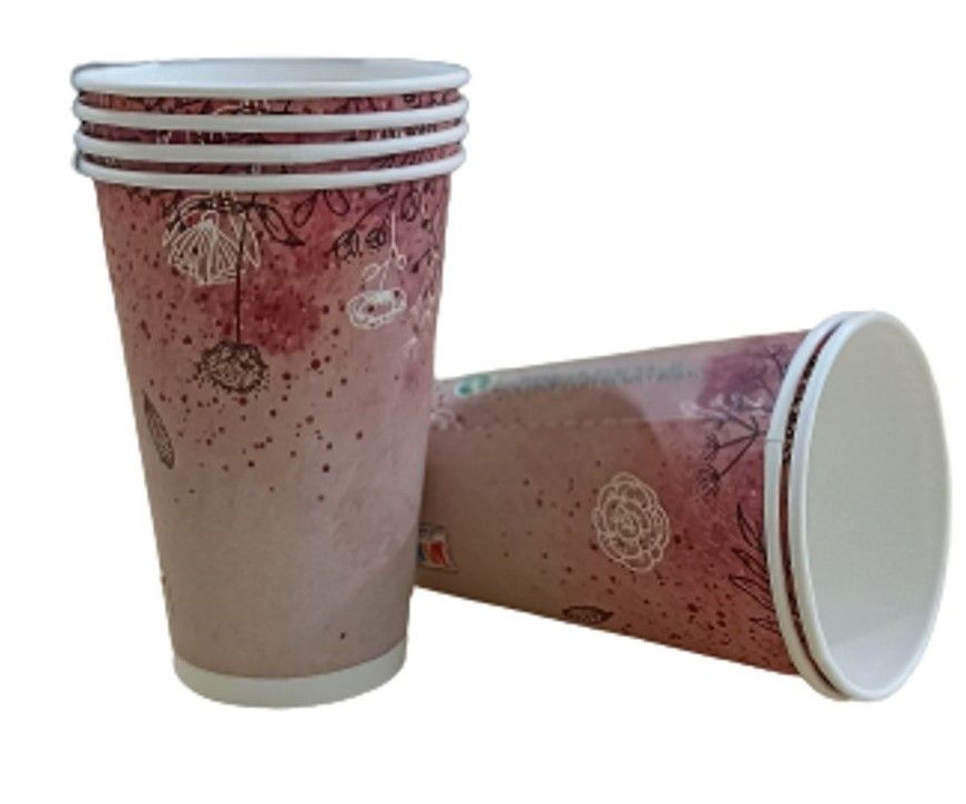Vinay Trading Paper Printed Cups - 330 ml - Pack Of 25