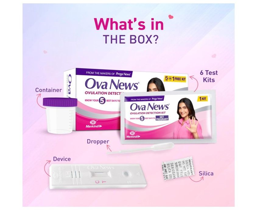 Ova News Ovulation Detection Kit (From The Makers Of Prega News)