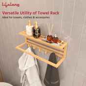 Buy Lifelong Towel Rack & Shelf for Bathroom | Durable and Stylish ...