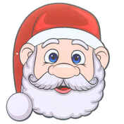 Christmas Santa Claus Paper Face Mask, Assorted Design & Colors - Buy ...