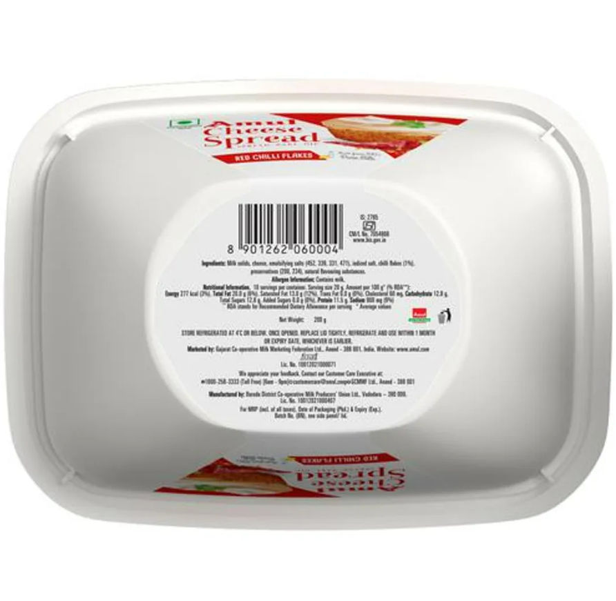 Amul Cheese Spread - Red Chilli Flakes