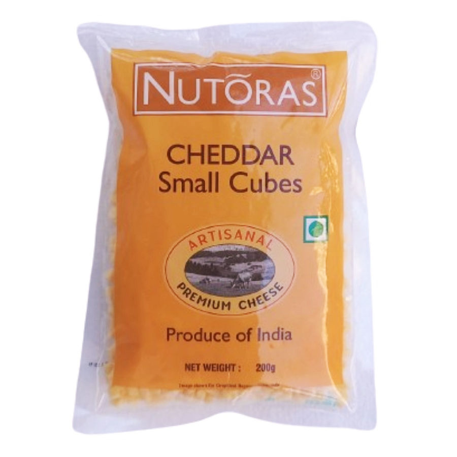 Nutoras Cheddar Cheese- Small Cubes