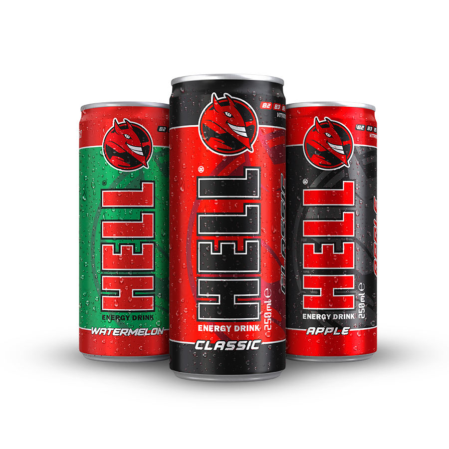 Hell Energy Drink - Classic Can 250 ml Combo