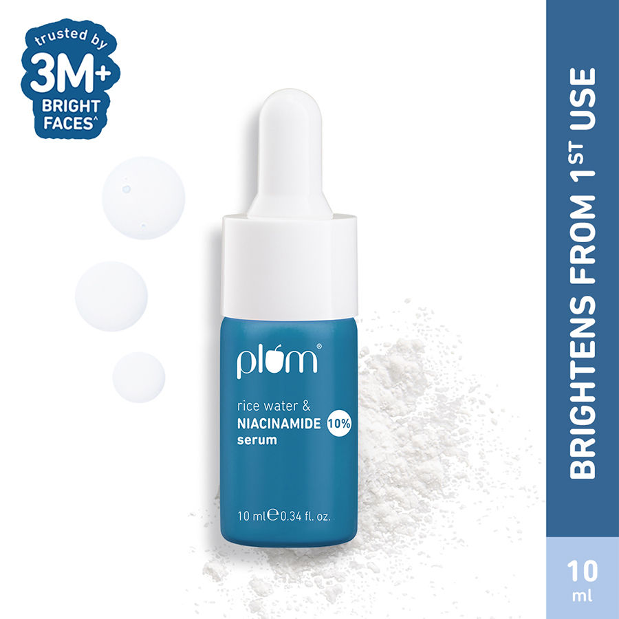 Plum 10% Niacinamide Face Serum with Rice Water & Squalane