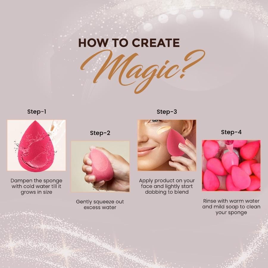 Colorbar Blend-Itude Beauty Blender - Pink