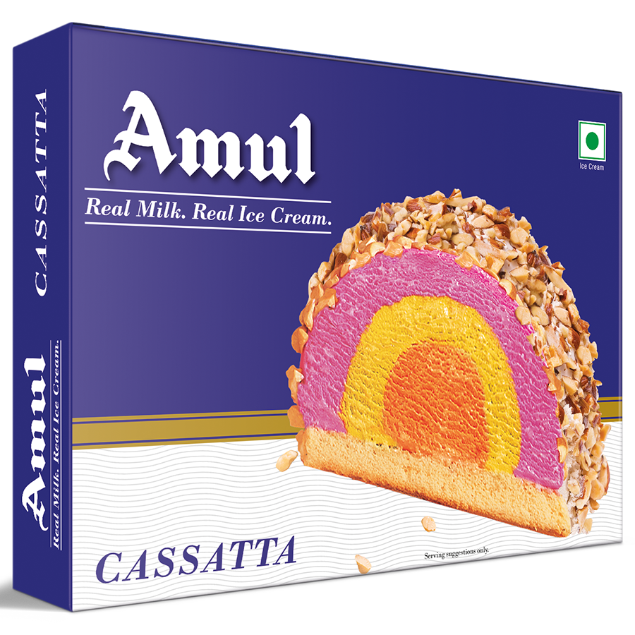 Amul Cassatta Ice Cream 150 ml Combo