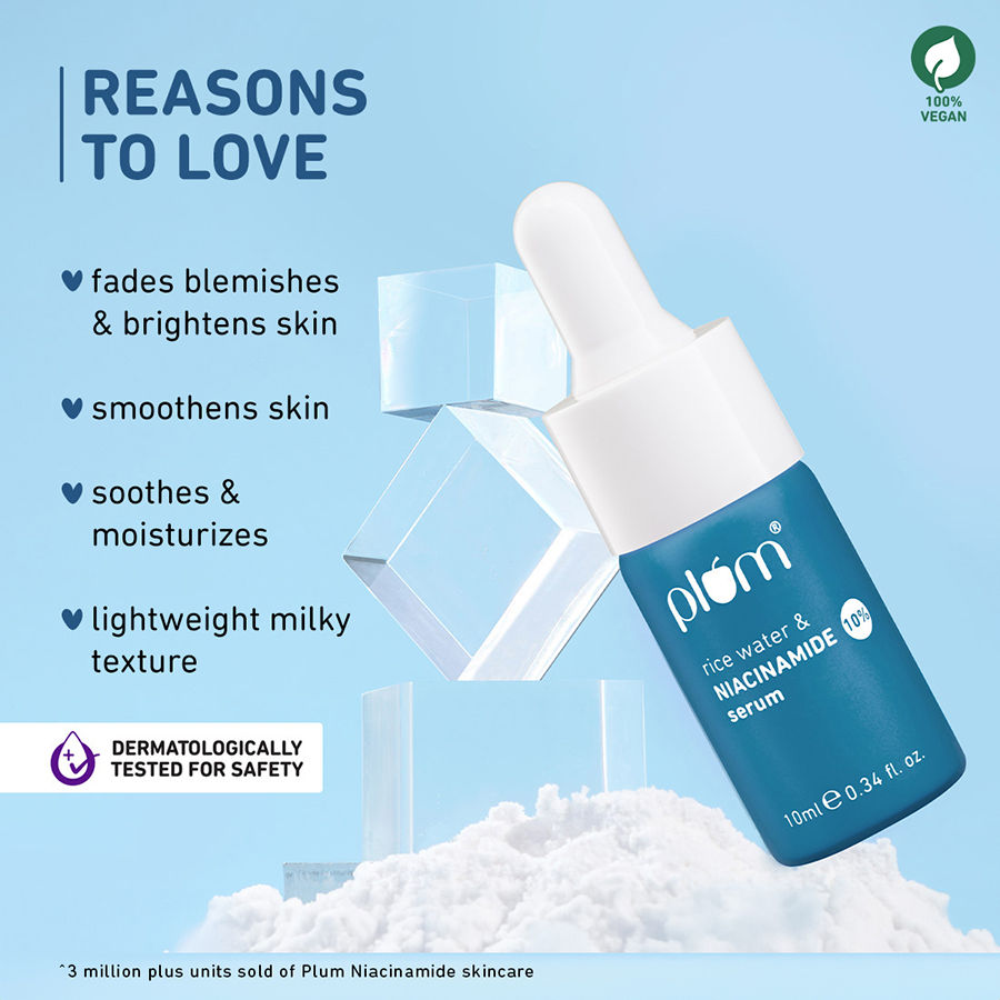 Plum 10% Niacinamide Face Serum with Rice Water & Squalane