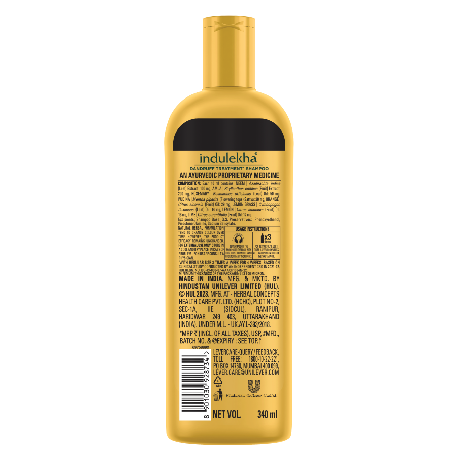 Indulekha Dandruff Treatment Shampoo