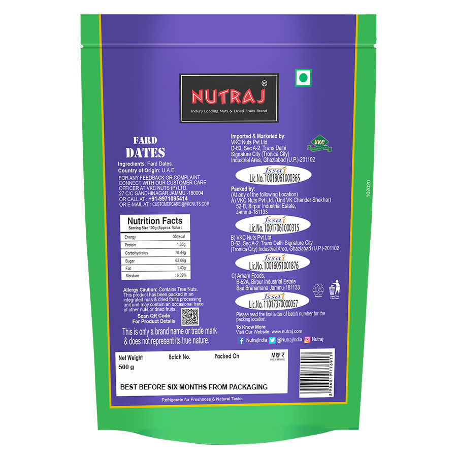 Nutraj Fard Dates